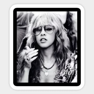 stevie nicks mode black Sticker